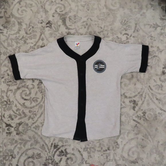 Vintage 1993 FLORIDA MARLINS Home Run Team Gray Jersey Large - Picture 2 of 7